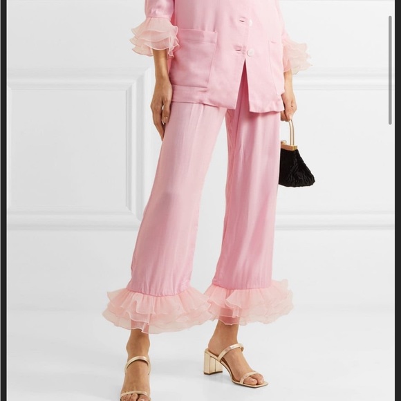 Sleeper Set Arlekino Chiffon Ruffled Top and Bottom - Picture 3 of 7